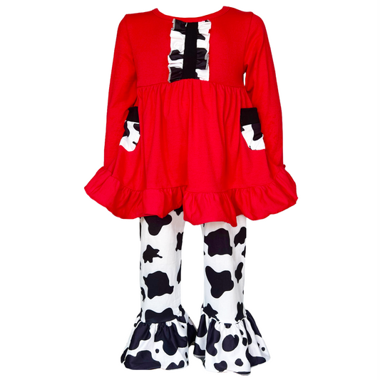 AL Limited Little Big Girls Boutique Cowgirl Rodeo Party Cotton 2 pc